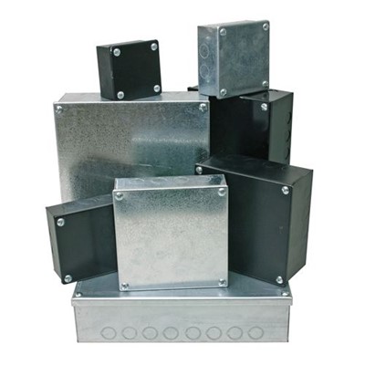 Adaptable Box 6” x 3” x 2” with Knockouts (Galvanised)