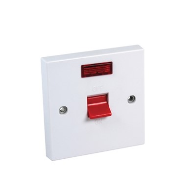 Cooker Switch 45Amp + Neon DP