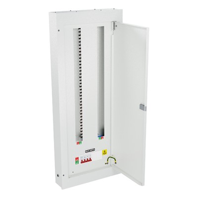 Three Phase Distribution Board - 24 way  with 4P 125A isolator 